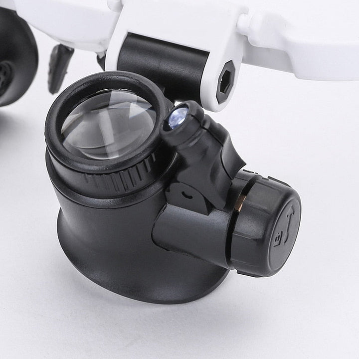 HD Magnifying Glass with LED Lighting and Interchangeable Lenses - Optiview-State of Style