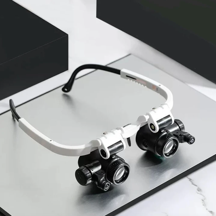 HD Magnifying Glass with LED Lighting and Interchangeable Lenses - Optiview-State of Style