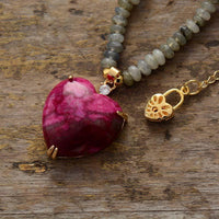 Healing Heart Beaded Necklace - Nova-State of Style