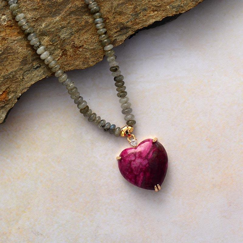 Healing Heart Beaded Necklace - Nova-State of Style