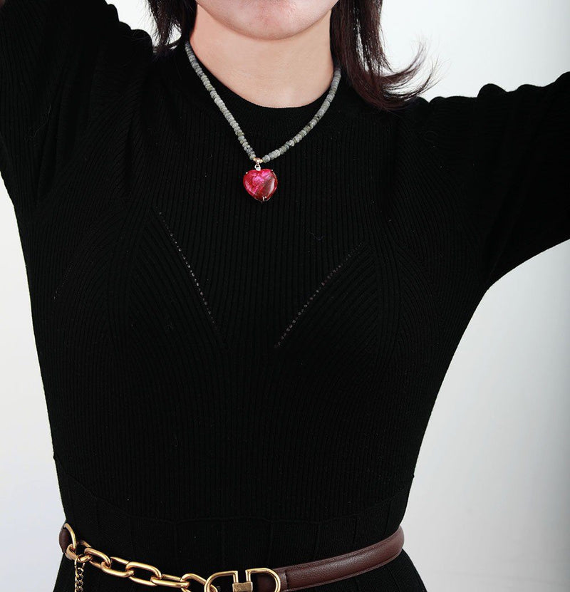 Healing Heart Beaded Necklace - Nova-State of Style