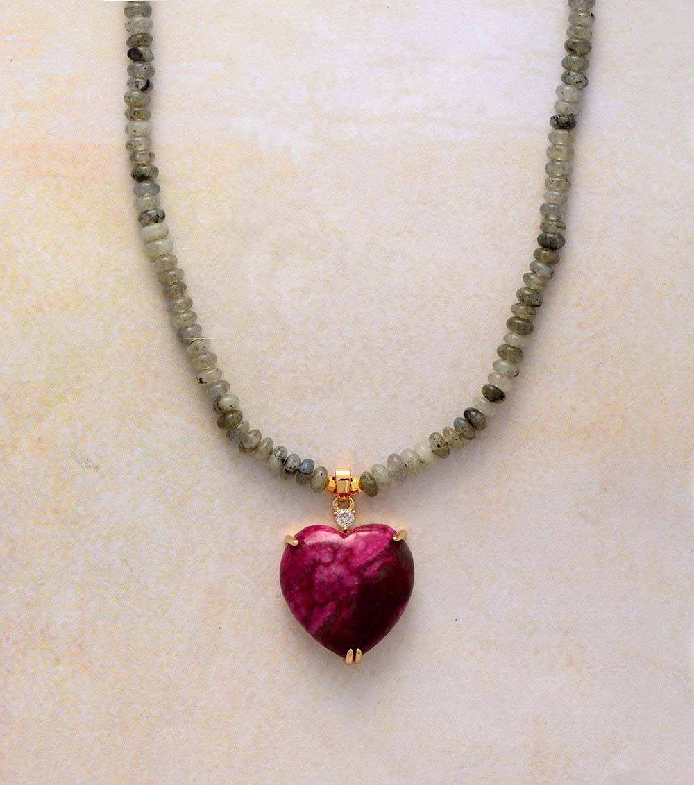 Healing Heart Beaded Necklace - Nova-State of Style