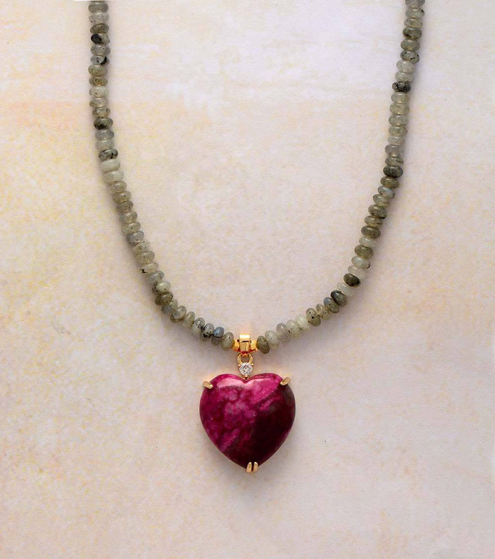 Healing Heart Beaded Necklace - Nova-State of Style