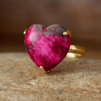 Healing Heart Gemstone Ring - Selena-Jade-State of Style