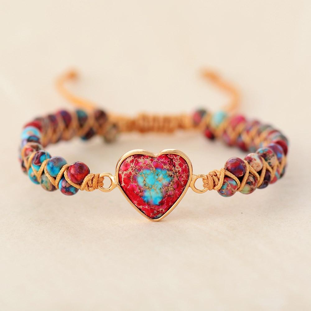 Heart of Passion Friendship Bracelet - Amalina-Red-State of Style