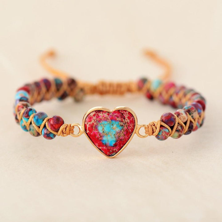 Heart of Passion Friendship Bracelet - Amalina-Red-State of Style