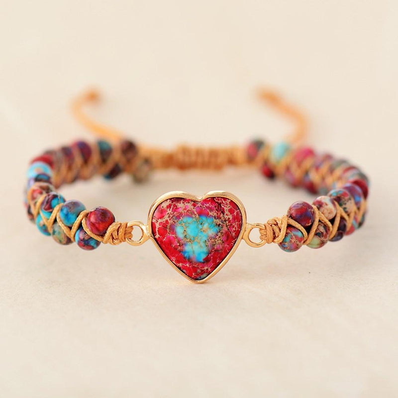 Heart of Passion Friendship Bracelet - Amalina-Red-State of Style