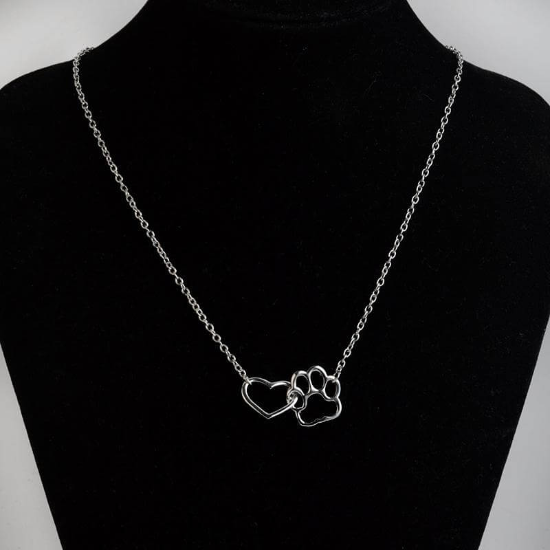 Heartwarming Necklace for Animal Lovers - PawHeart-Gold-State of Style
