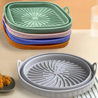Heat-Resistant Silicone Mat - AirBake-Green-Semi-Round-State of Style