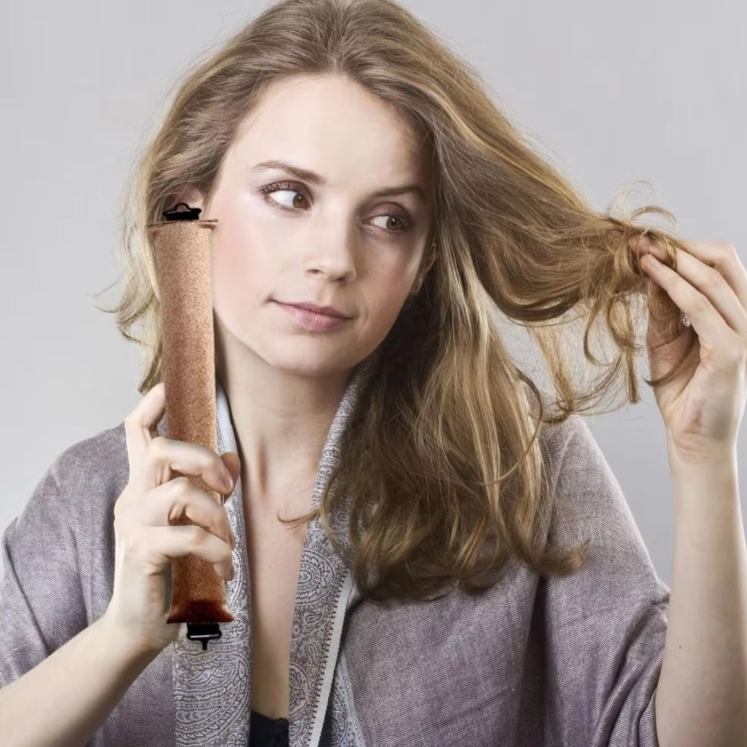 Heatless Hair Curler Set - Soft Curls While You Sleep-Beige-3 pieces-State of Style