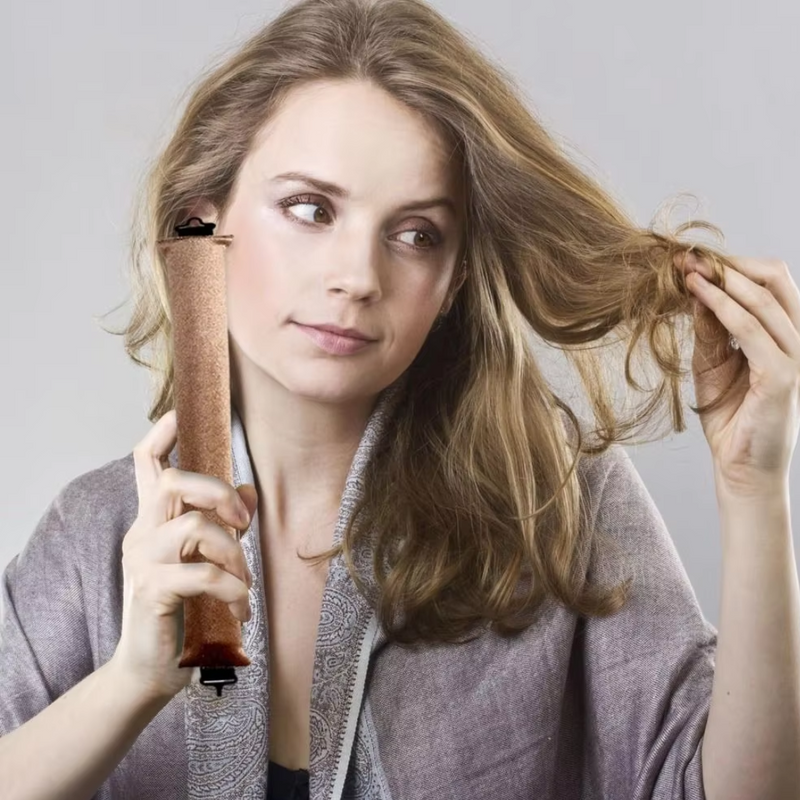 Heatless Hair Curler Set - Soft Curls While You Sleep-Beige-3 pieces-State of Style