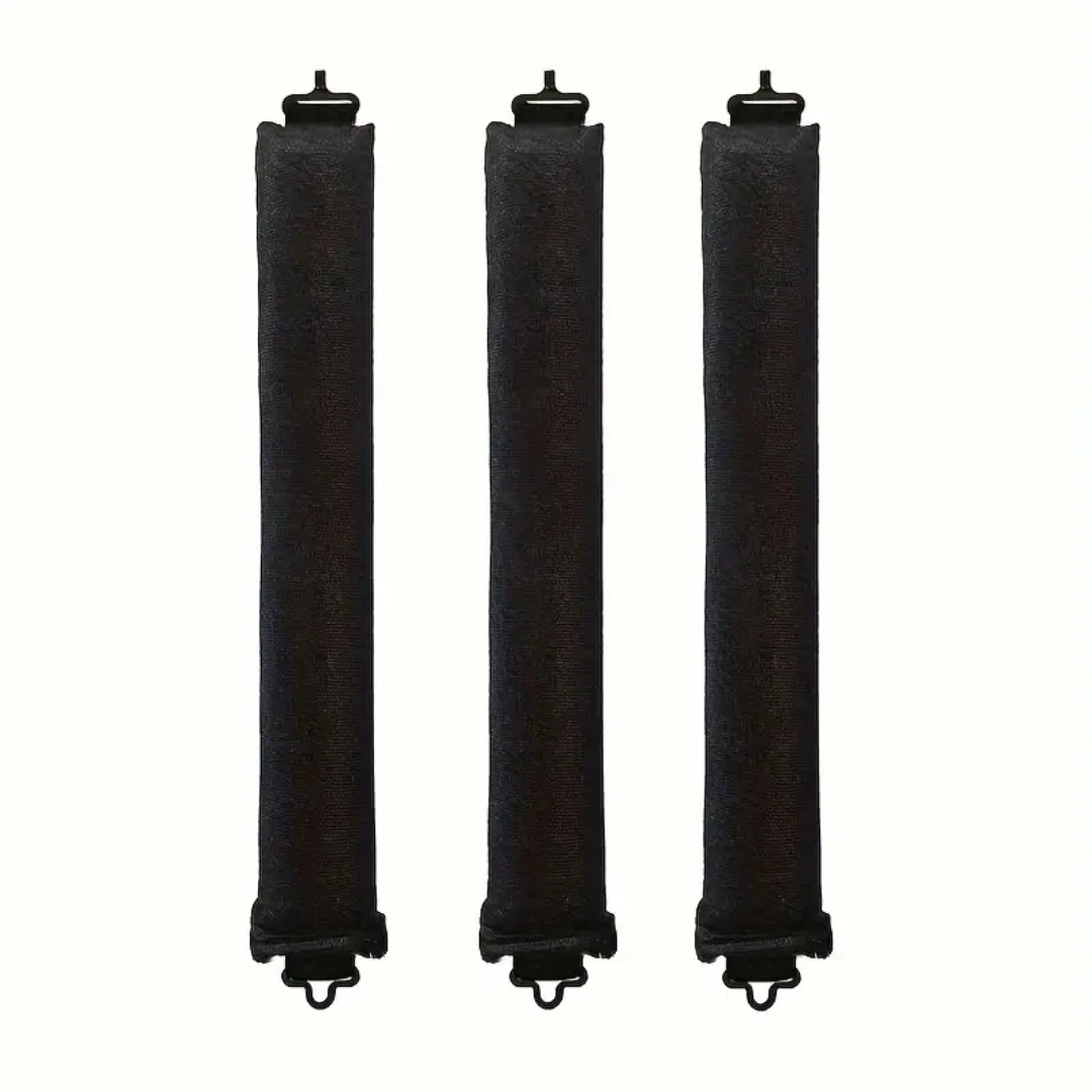 Heatless Hair Curler Set - Soft Curls While You Sleep-Black-3 pieces-State of Style