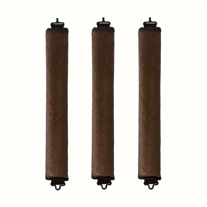 Heatless Hair Curler Set - Soft Curls While You Sleep-Brown-3 pieces-State of Style