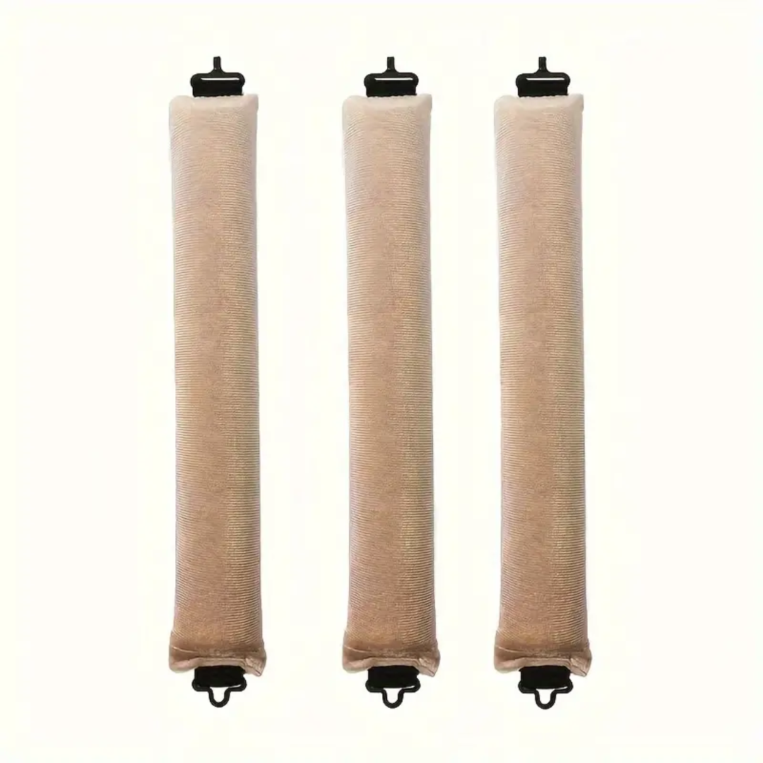 Heatless Hair Curler Set - Soft Curls While You Sleep-Khaki-3 pieces-State of Style