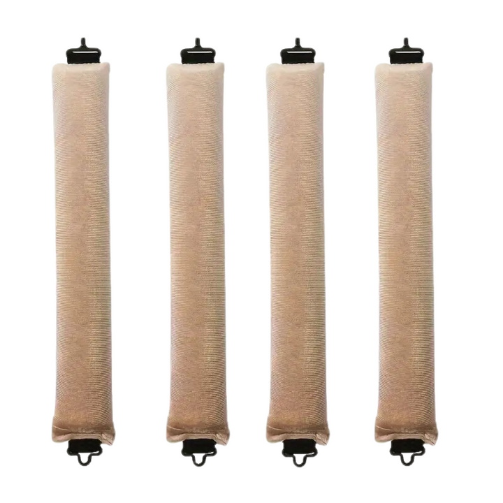 Heatless Hair Curler Set - Soft Curls While You Sleep-Khaki-4 pieces-State of Style