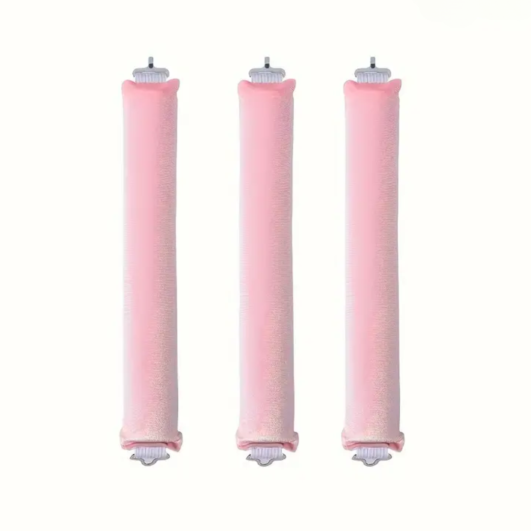 Heatless Hair Curler Set - Soft Curls While You Sleep-Pink-3 pieces-State of Style
