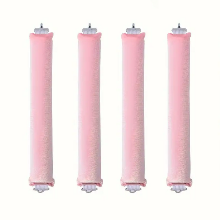 Heatless Hair Curler Set - Soft Curls While You Sleep-Pink-4 pieces-State of Style