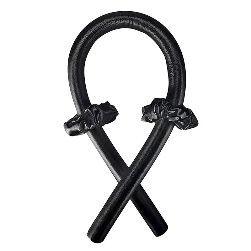 HeatlessCurls | No-Heat Curlers for Effortless Waves-Black-State of Style