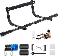 Heavy Duty Pull-up Bar for Door Frame – Maximum 200 Kg Capacity-Black-State of Style