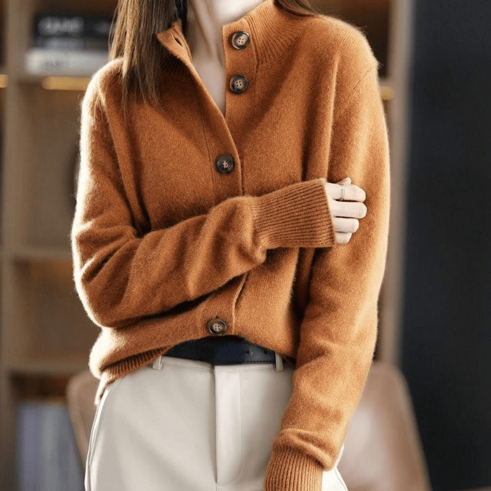 HeidiesCardigan | Women's Soft & Stylish Cardigan-Beige-S-State of Style