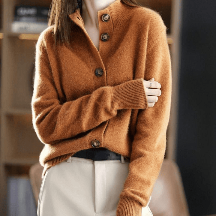 HeidiesCardigan | Women's Soft & Stylish Cardigan-Beige-S-State of Style