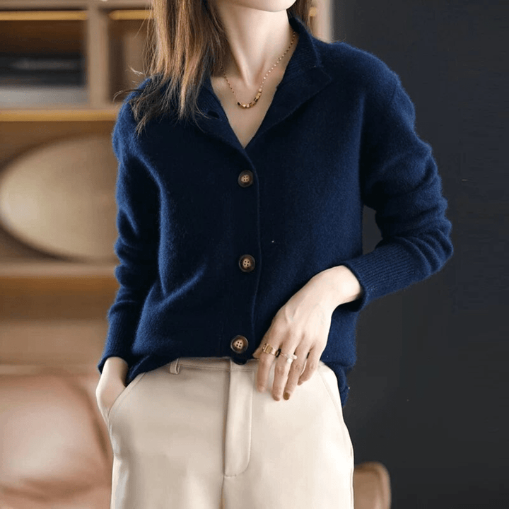 HeidiesCardigan | Women's Soft & Stylish Cardigan-Blue-S-State of Style