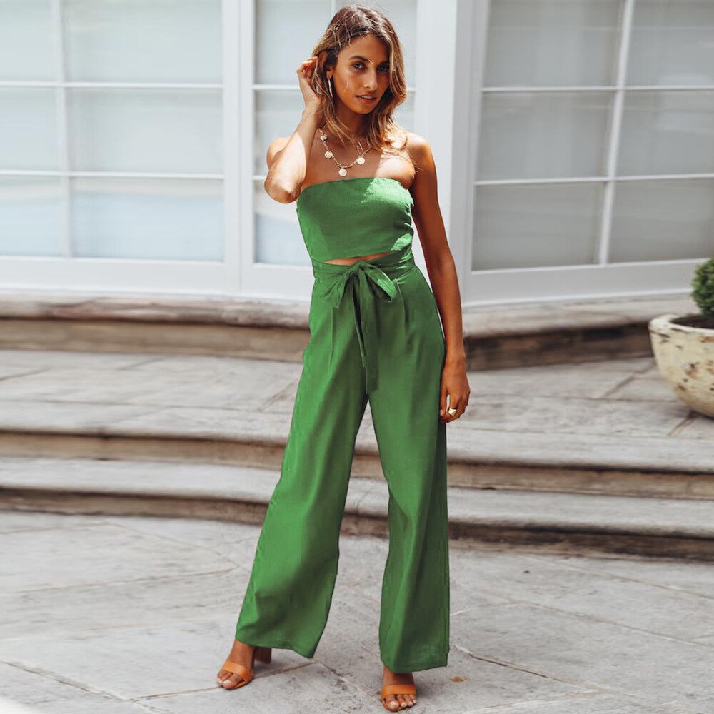 HelenasSuit | Women's Stylish Open-Back Jumpsuit-White-S-State of Style