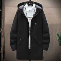 HenkjansJacket | Men's Stylish Longline Jacket-Black-S-State of Style