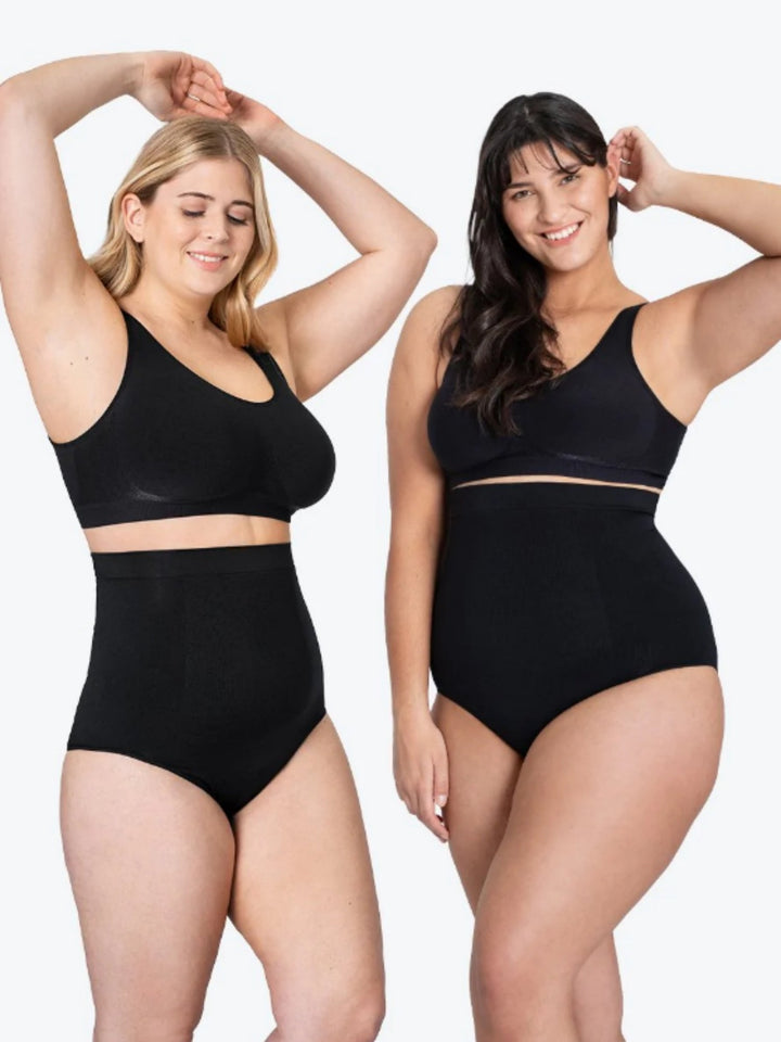 HerPanty | Women's Shaping & Supportive Underwear-Black + Black free-S-State of Style