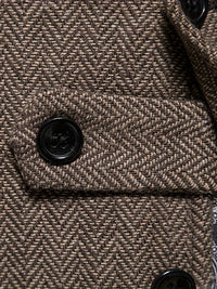 Herringbone Blazer for Men - Niklas-Khaki-S-State of Style