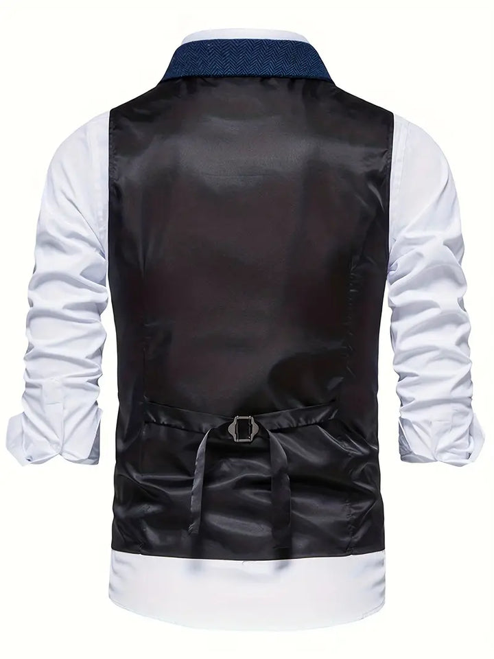 Herringbone Blazer for Men - Niklas-Khaki-S-State of Style