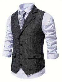 Herringbone Blazer for Men - Niklas-Khaki-S-State of Style