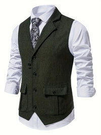Herringbone Blazer for Men - Niklas-Khaki-S-State of Style