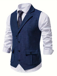 Herringbone Blazer for Men - Niklas-Khaki-S-State of Style