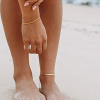 Herringbone Bracelet - Lana-Gold-State of Style