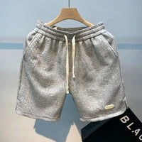 Herringbone men's shorts with Ice-Silk technology – Milo-Gray-S-State of Style