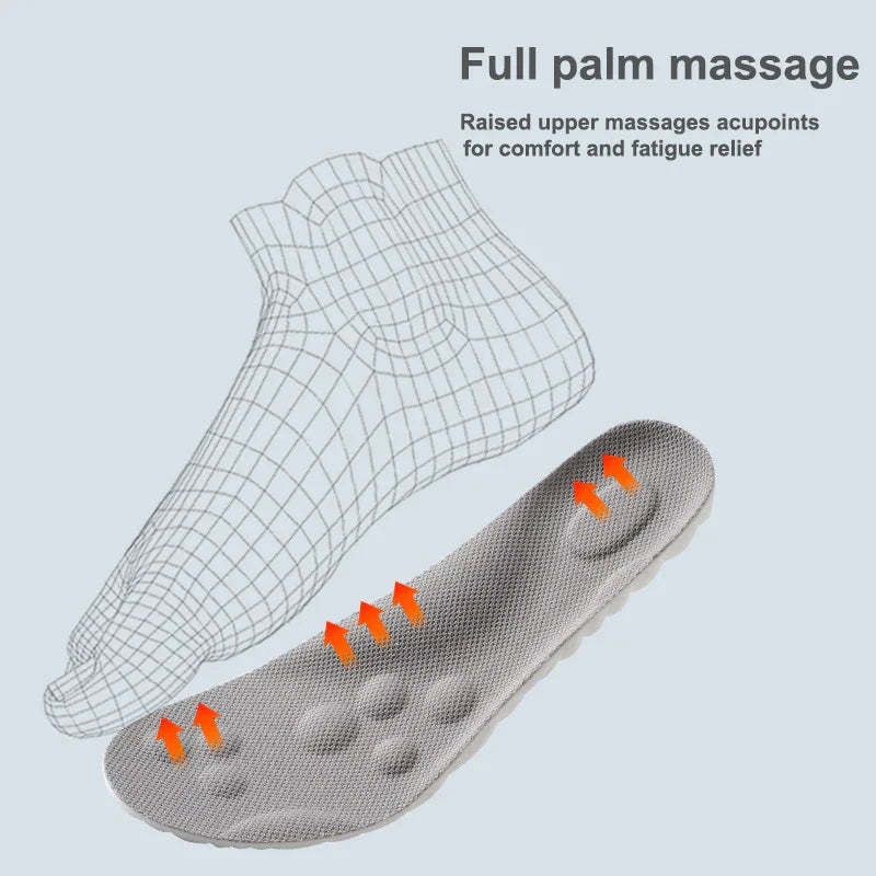 HIGH ELASTIC SPORTS INSOLES - CUSTOM SUPPORT & COMFORT-Grey-3 - 3.5-State of Style
