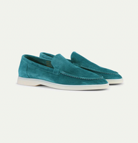 High-quality leather loafers for men - Ricardo-Dark Turquoise-3.5-State of Style