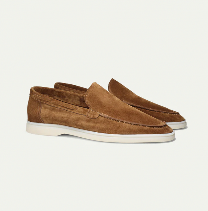 High-quality leather loafers for men - Ricardo-Light Brown-3.5-State of Style