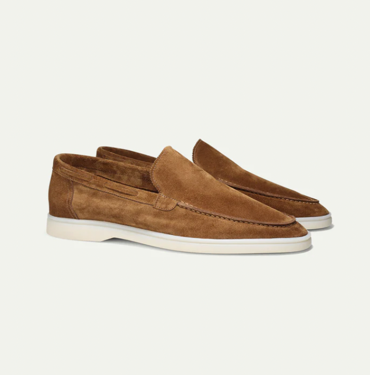 High-quality leather loafers for men - Ricardo-Light Brown-3.5-State of Style
