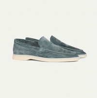 High-quality leather loafers for men - Ricardo-Light Turquoise-3.5-State of Style