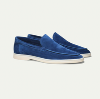 High-quality leather loafers for men - Ricardo-Marine Blue-3.5-State of Style