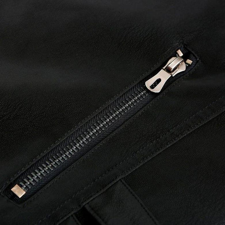 High-Quality Leather Wolverine Jacket - Atlas-Black-S-State of Style