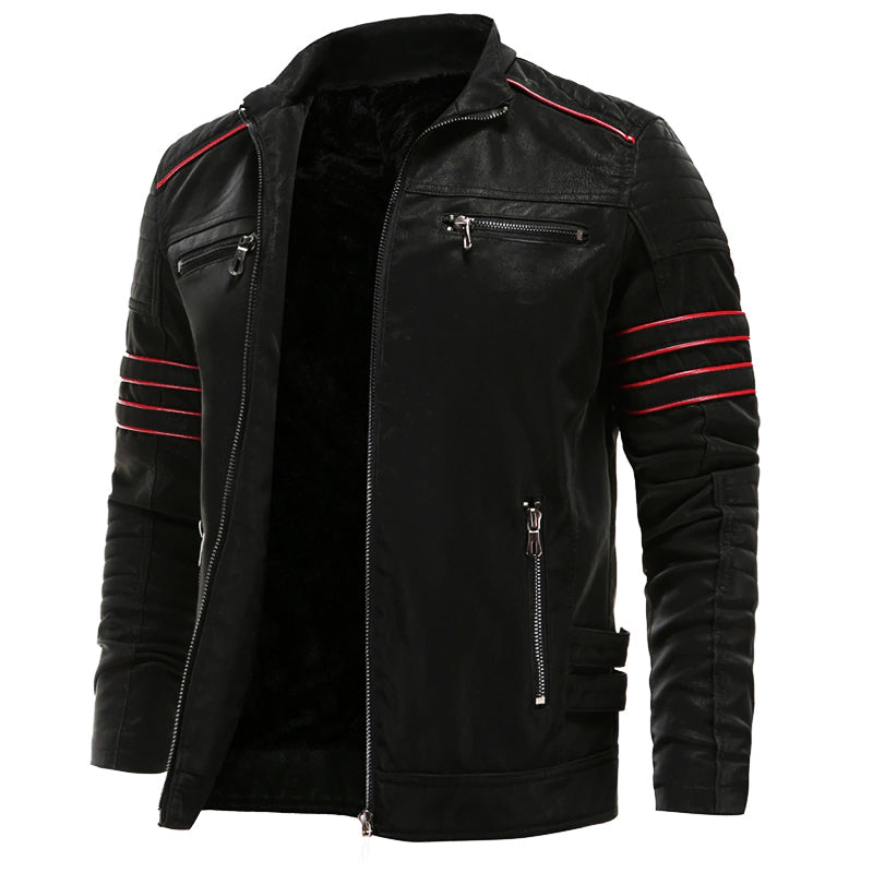 High-Quality Leather Wolverine Jacket - Atlas-Black-S-State of Style