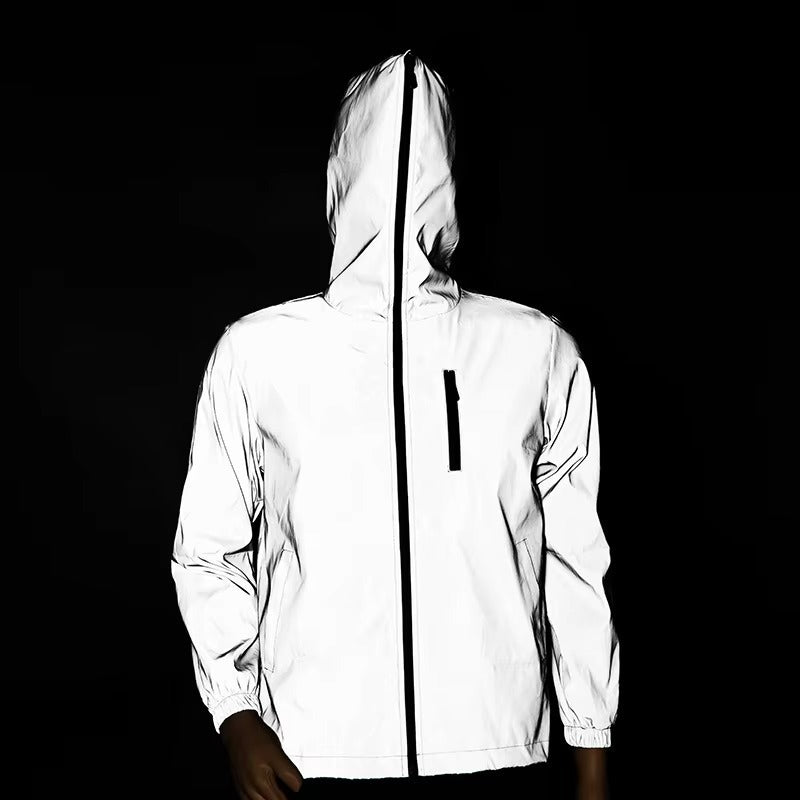 High-Reflective Waterproof Unisex Raincoat - LumiSafe-S-State of Style