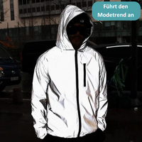 High-Reflective Waterproof Unisex Raincoat - LumiSafe-S-State of Style