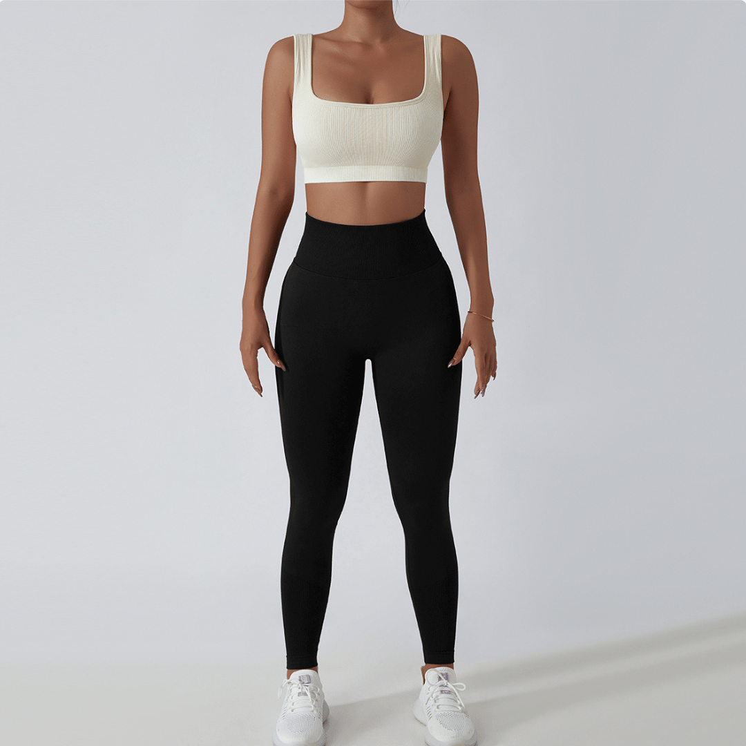 High Waist Ladies' Sports Leggings – FlexFit-Black-S-State of Style