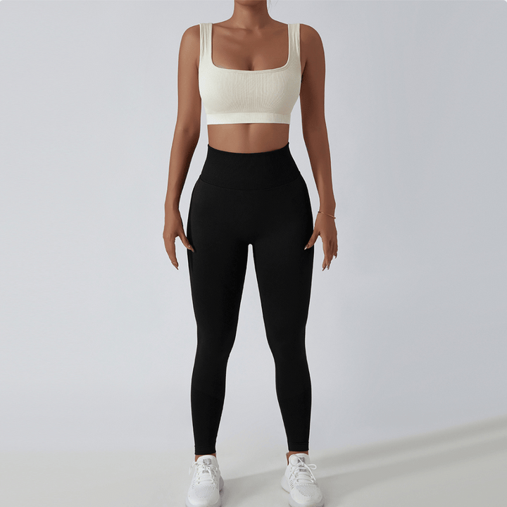 High Waist Ladies' Sports Leggings – FlexFit-Black-S-State of Style