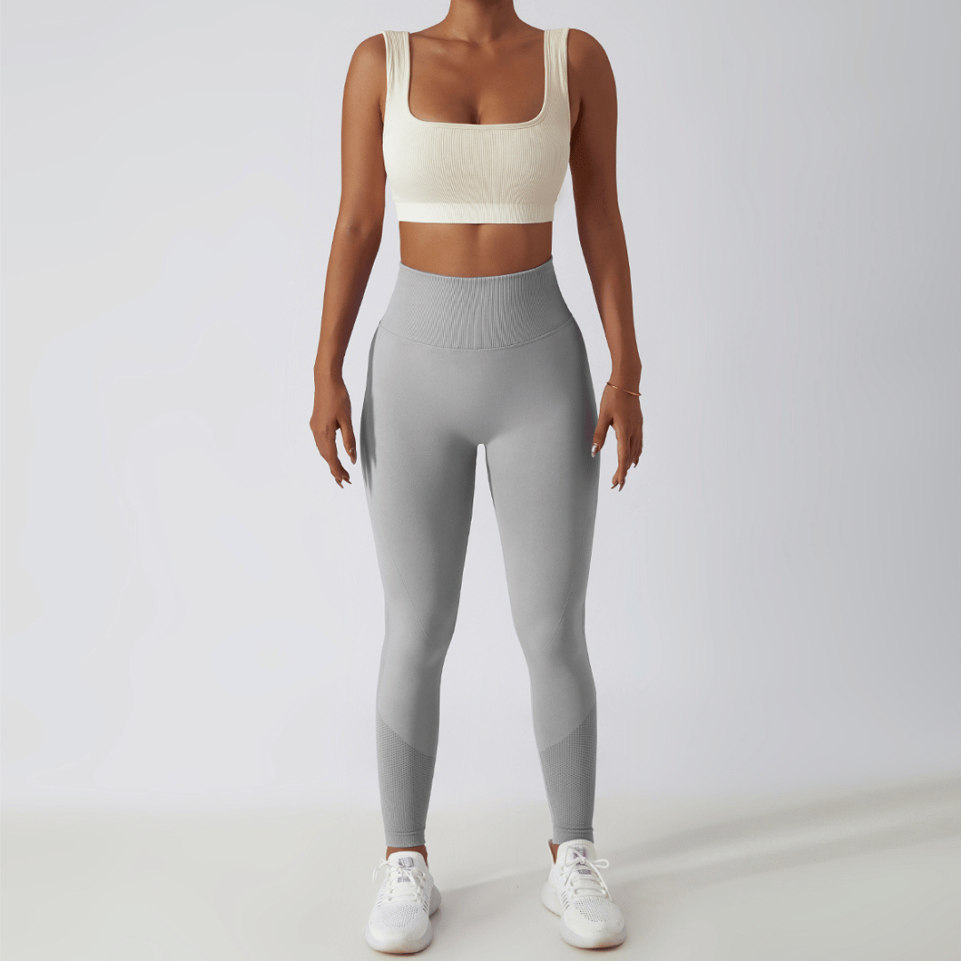 High Waist Ladies' Sports Leggings – FlexFit-Black-S-State of Style