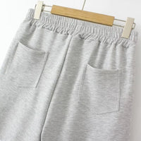 High-Waisted Plus-Size Shorts with Drawstring Waist-Black-3XL-State of Style